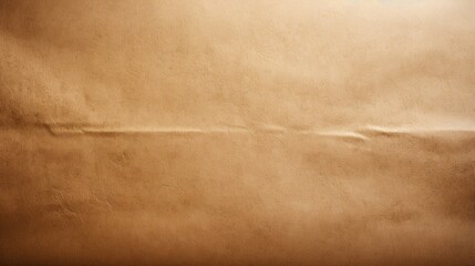 Soft kraft paper texture background in horizontal alignment