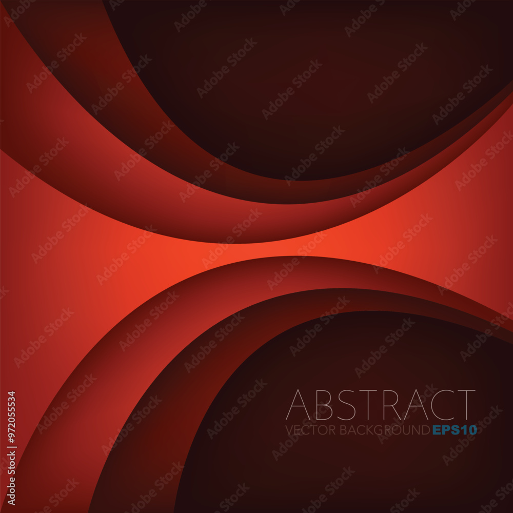 Poster graphic vector curve line overlap background for text and message design