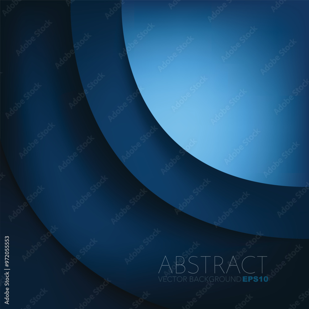 Fototapete graphic vector curve line overlap background for text and message design