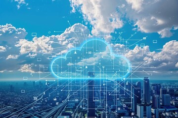 an illustration about cloud storage