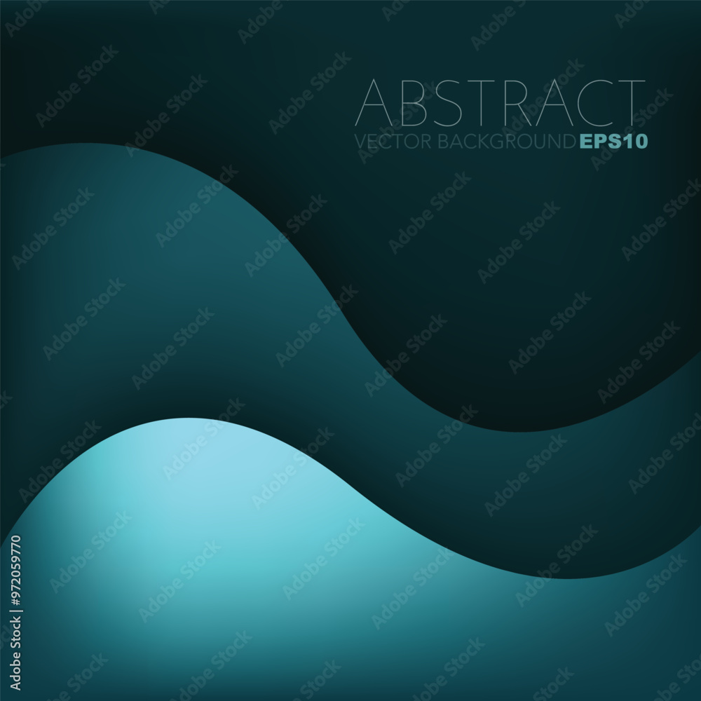 Fototapete graphic vector curve line overlap background for text and message design