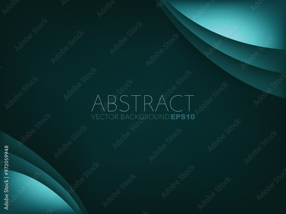 Fototapete graphic vector curve line overlap background for text and message design