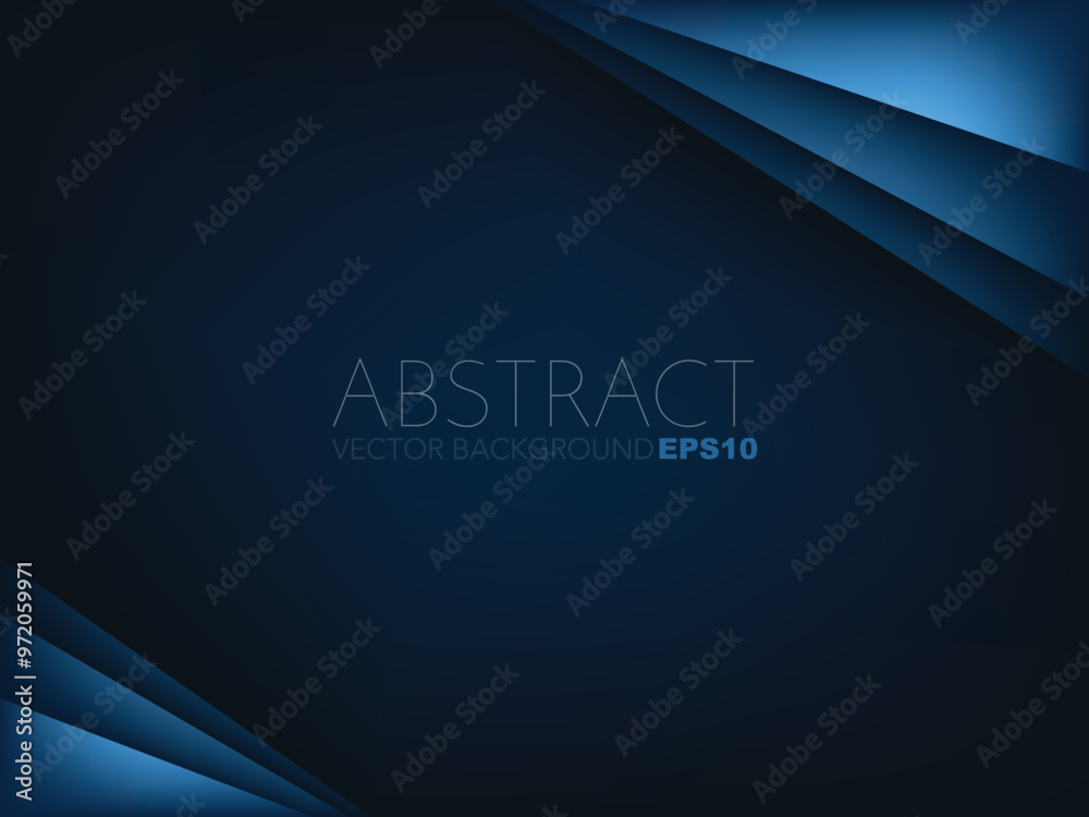 Fototapete graphic geometric triangle overlap vector layer background for text and message design