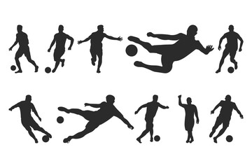 Soccer players Silhouettes, Soccer Ball Eps, Soccer Monogram Svg,