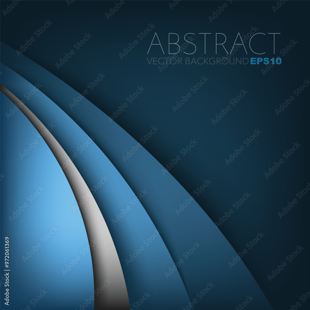 Fototapete graphic vector curve line overlap background for text and message design
