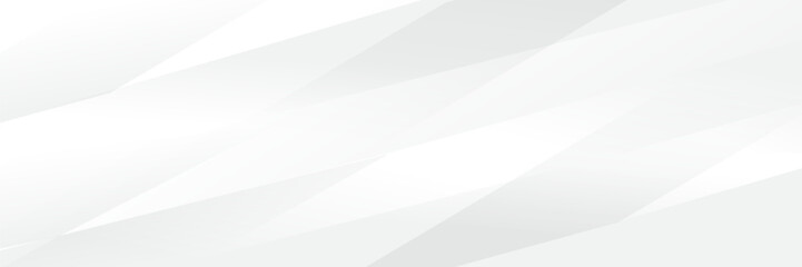 Abstract white Geometric banner design background.