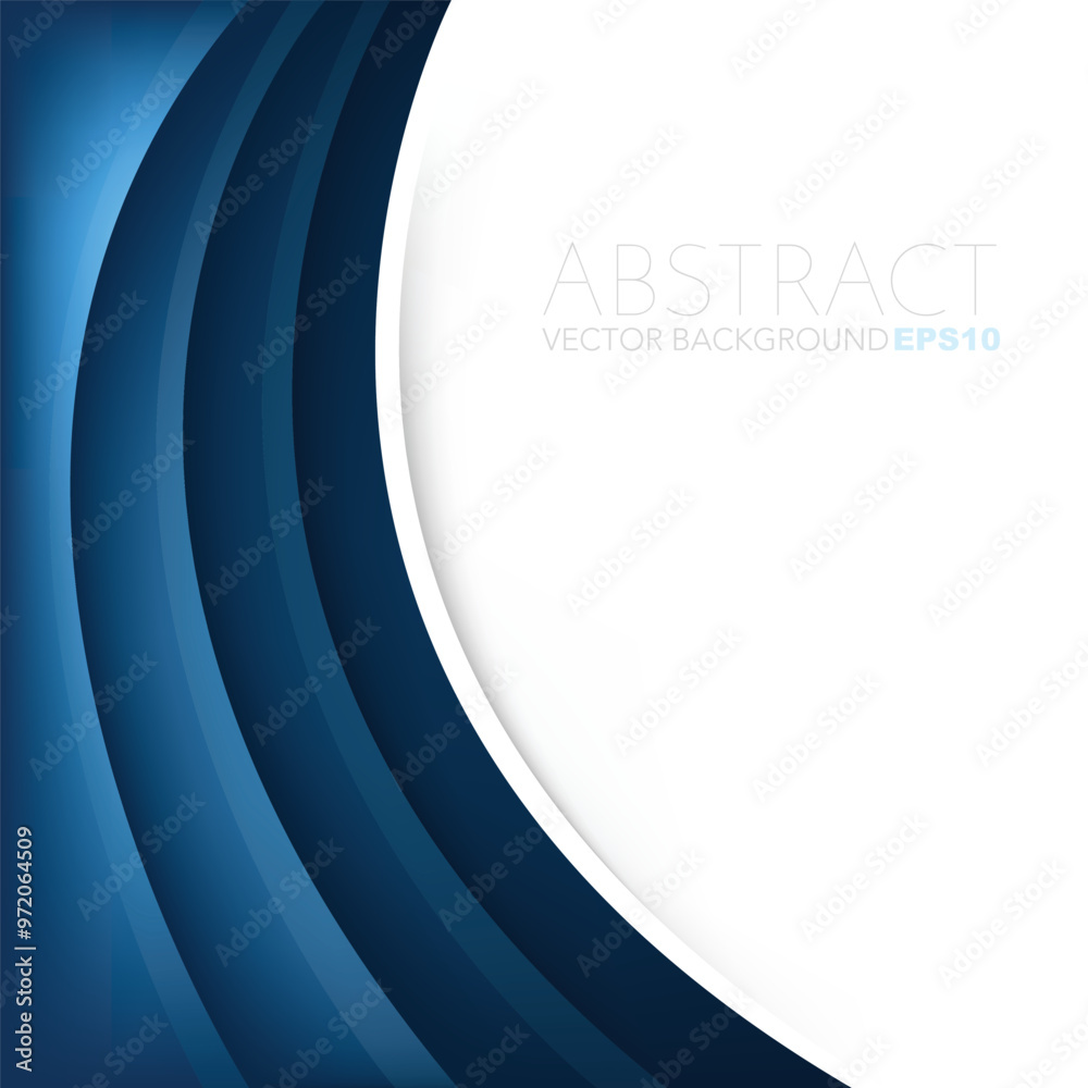 Poster graphic vector curve line overlap background for text and message design