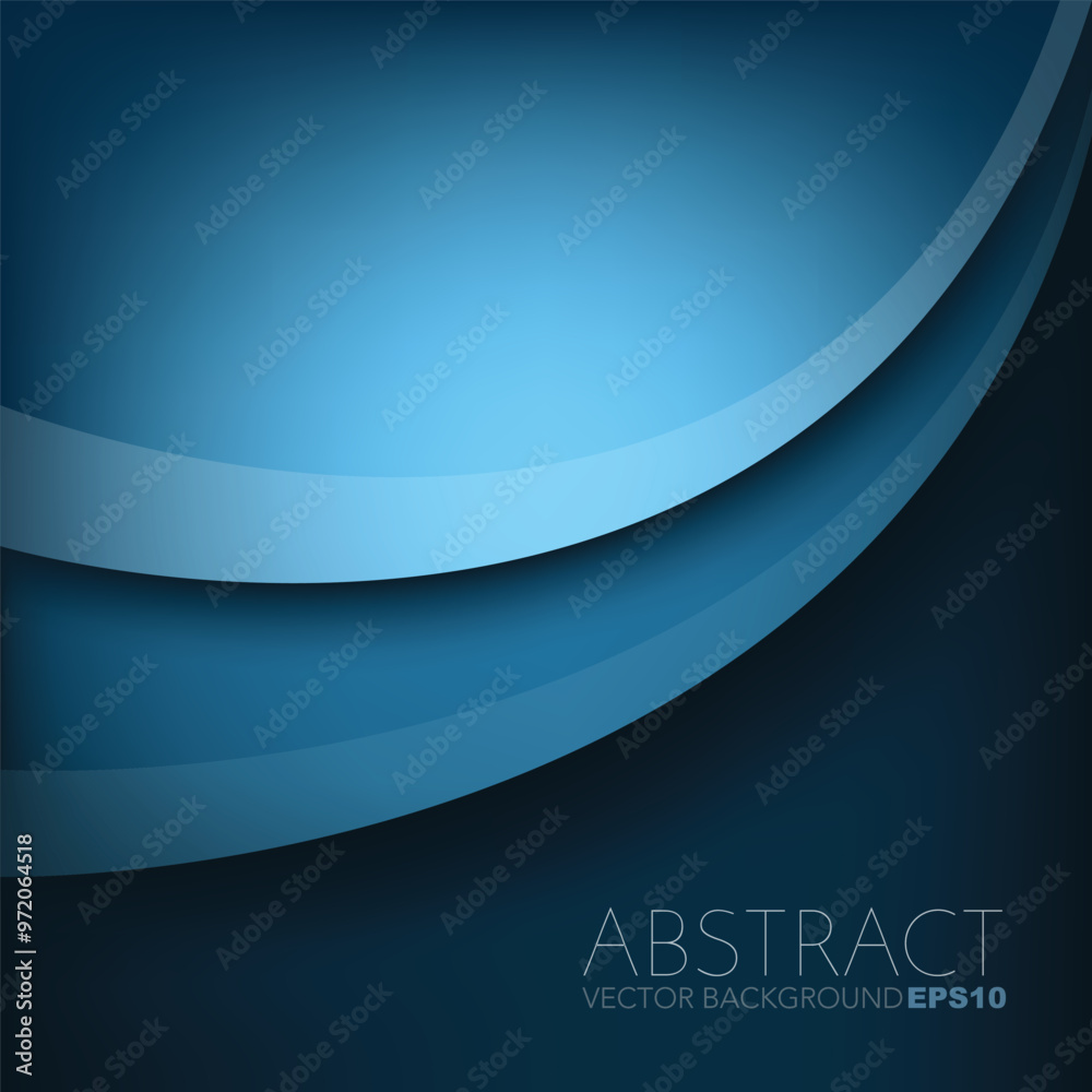 Fototapete graphic vector curve line overlap background for text and message design
