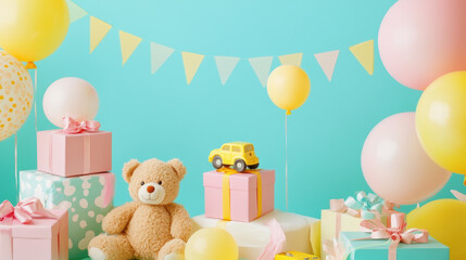 Fototapeta premium Birthday Party Decor.