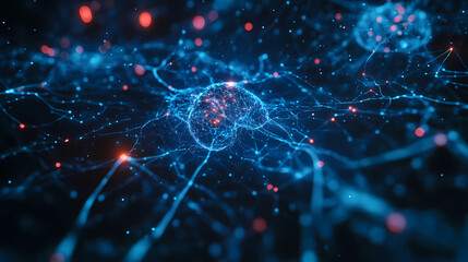 Active conduction of neuron network