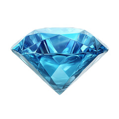 Diamond on transparent background, Diamond Glimmering on a white Background created with AI, Brilliant Diamond on transparent background.