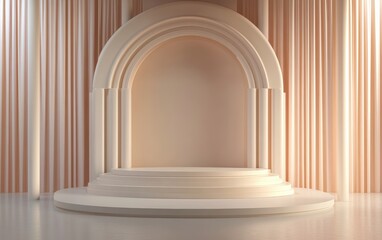 3d Podium background platform product mockup
