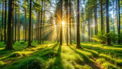 a bright clearing with 