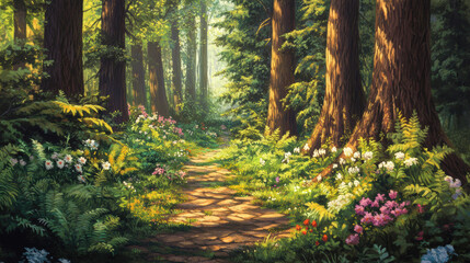 Obraz premium Forest Path.