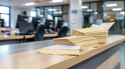 Registered Mail Counter: Area designed for sending high-value or sensitive documents, ensuring secure, trackable delivery with proof of mailing.
