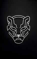 a lion head with a logo that says .