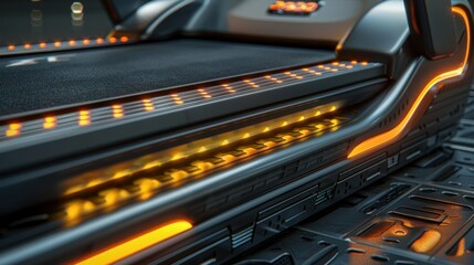 Treadmill: Cardio equipment designed for running, jogging, or walking in place, with adjustable speed, incline, and heart rate tracking for customized workouts.
