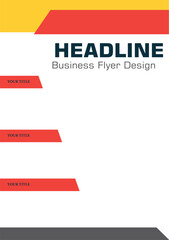 Bright business flyer design.eps