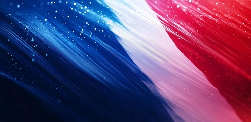 Flag of France, blue white red color background