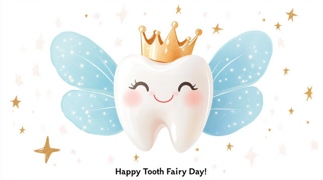 Tooth Fairy Illustration.