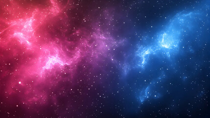 Cosmic Nebula with Pink and Blue Colors Stars Galaxy Universe Background