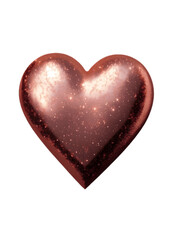 Fototapeta premium 3D heart shape design illustration