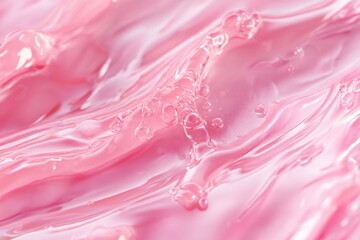 Close up serum water texture gradient background with copy space.