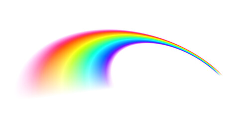 Radiant rainbow curve aesthetic cutout transparent backgrounds illustrations png