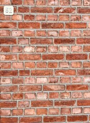 Background of old brick wall pattern texture