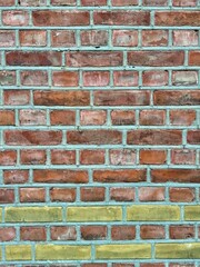 Background of old brick wall pattern texture