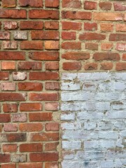 Background of old brick wall pattern texture