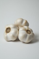 Three Garlic Heads