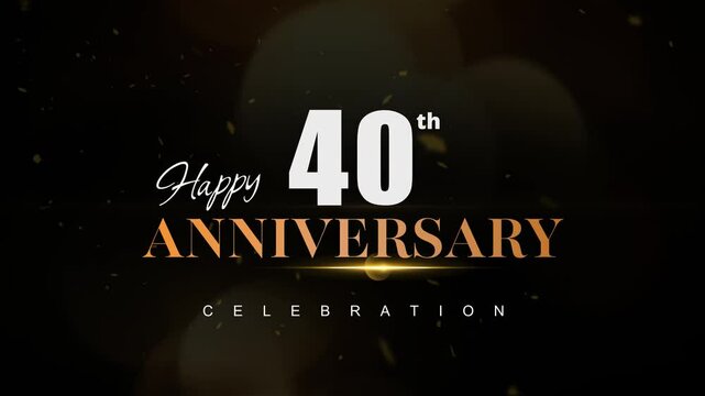 40Th Anniversary