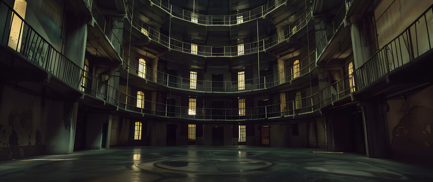 the inside of a panopticon