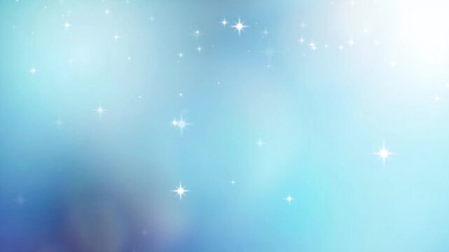 Sparkling stars motion. Holiday concept background.
