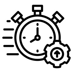 Efficiency Icons For Design Elements 