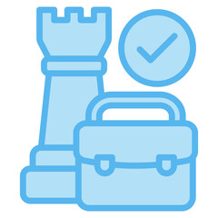 Business Strategy Icons For Design Elements 