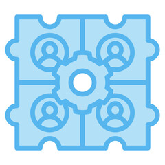 Collaboration Icons For Design Elements 