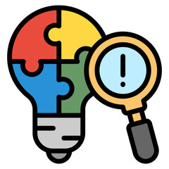 Problem Solving Icons For Design Elements 