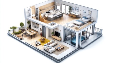 Modern Duplex Apartment Interior Design