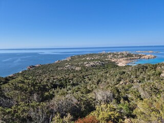 view over Sentier Littoral des Bruzzi, crosica, france
