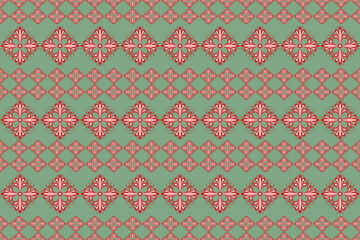 Obraz premium Oreintal Flora Damask Seamless pattern embroidery, Indian style. art ornament print.Design for carpet, cover,wallpaper, wrapping, fabric, clothing 