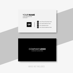 Simple and clean business card template design