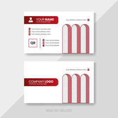 Modern and unique business card template design
