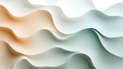 Obraz premium Organic abstract patterns, muted earth colors, soothing visual, seamless flow, modern minimalist design