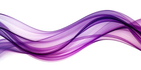 abstract purple wave curve lines designs on white isolation background	