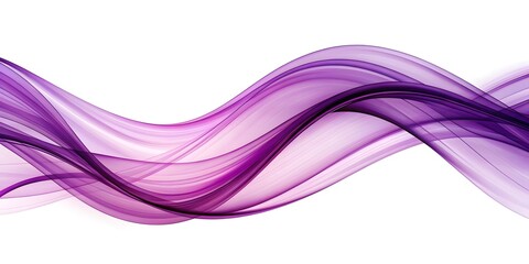 abstract purple wave curve lines designs on white isolation background	