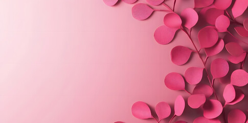 Pink abstract background. Graphic design banner background template