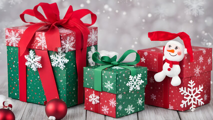 christmas tree with gifts