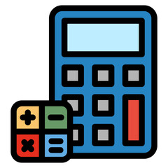 Calculator Icons For Design Elements 